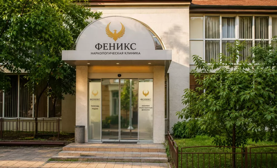 Вход в наркологическую клинику «Феникс» в Ярославле